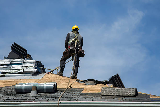 Professional Roof Replacement technician working in Alvadore, OR